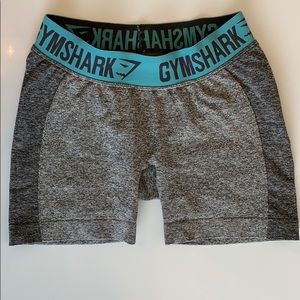 Women’s GYMSHARK Flex Charcoal Teal Shorts Small